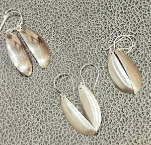 Sterling Silver spoon bowl earrings - Silver Rose Jewellery