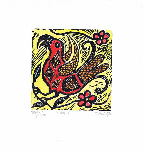 Greeting Card - Chilli Bird