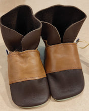 Load image into Gallery viewer, Chocolate Brown and Caramel Hightop Boot - L - Anomaly Leathers