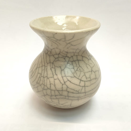 Hand made wheel thrown stoneware vase - Marjorie Molyneux