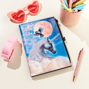 Reusable Zipped Journal - Be a Unicorn in a field of horses - Bianca Smith