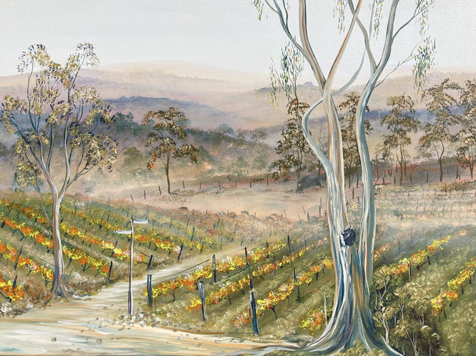 Dusty Vines - Acrylic on canvas - Joel Plevin