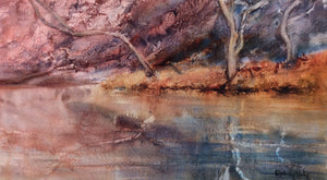 Greeting Card - Ellery Creek Reflections, NT- Robin Hicks