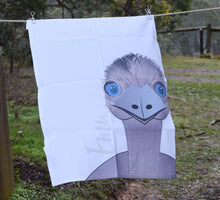 Load image into Gallery viewer, Emu - Fairtrade organic cotton tea towel - Gilli Graphics