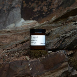 Freycinet in Coastal Moss & Sea Salt ~ Soy Candles - Etikette