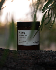 Kiama in Summer Melon & Illawarra Plum ~ Soy Candles - Etikette