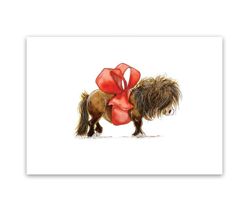 Greeting Card - Gift Horse - Mandy Foot