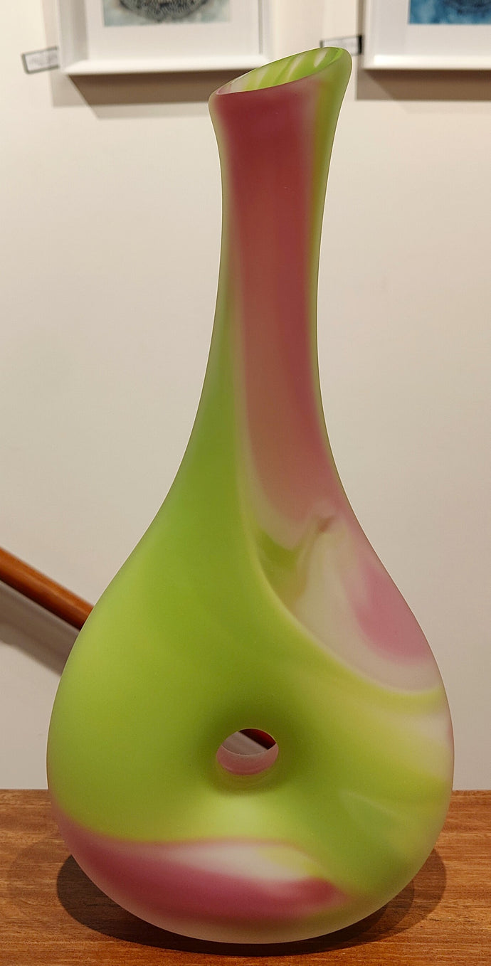 Hoop Vase #4 - Tim Shaw Glass Artist