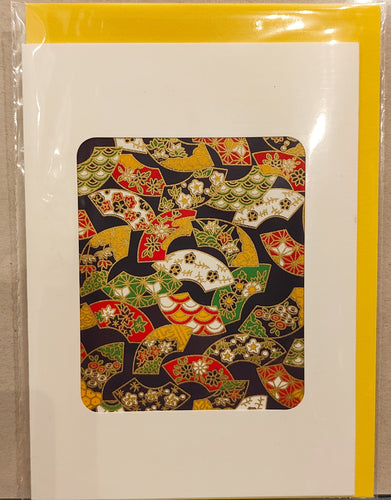 Greeting card - Japanese Chiyogami Paper #2 - Lorraine Lee Designs