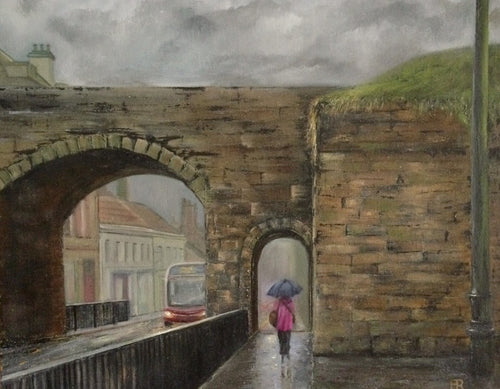 Hurrying Home - oil on canvas - Evelynne Richardson
