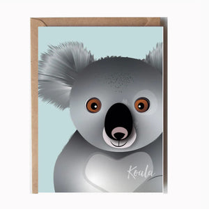 Koala Greeting Card  - Bookmark. 5% of proceeds to Conservation