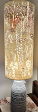 Load image into Gallery viewer, Hand cut lamp - salvaged CSIRO Adelaide soil map - Andrea Wyatt