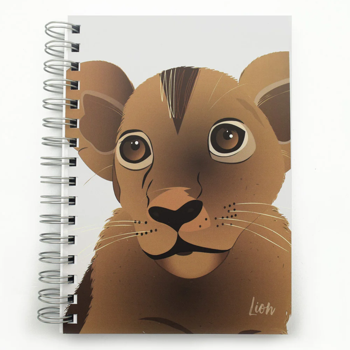 Lion Wire Bound Journal - A6