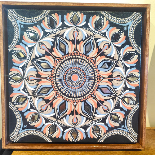 Mandala  on Canvas - Gina Barker
