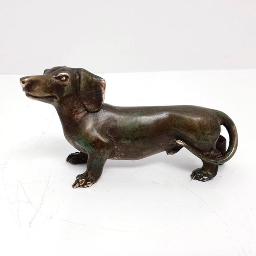 Sausage Dog (Medium) - Bronze sculpture 22/50 - Silvio Apponyi