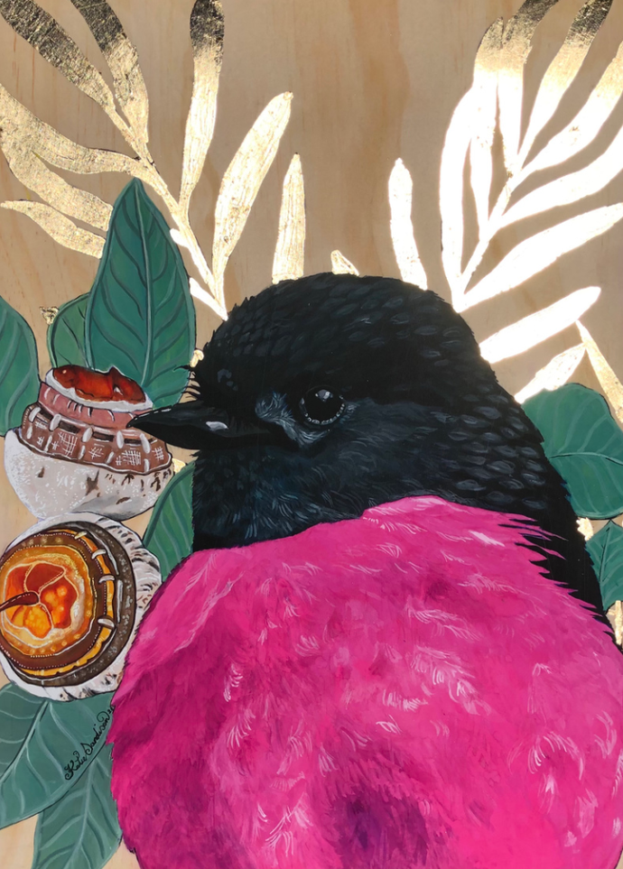 Greeting Card - Ms Pink - Katie Sandison