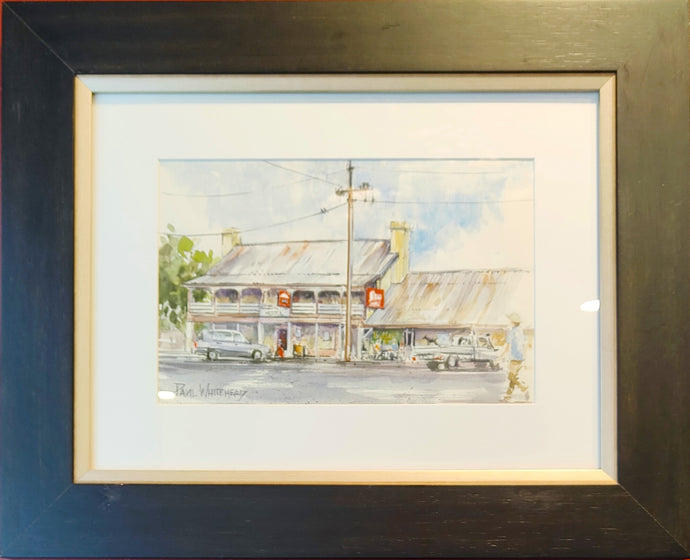 Mt Remarkable Hotel, Melrose  - Watercolour - Paul Whitehead