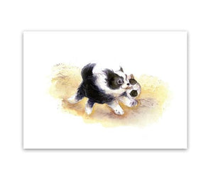 Greeting Card - Puppy Play-Homewares-Atelier Crafers 