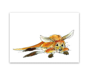 Greeting Card - Red Roo-Homewares-Atelier Crafers 