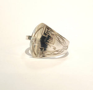 Scandinavian Silver Spoon Ring