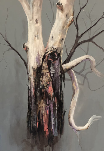 Tree Study 2 -soft pastel on card - Julianne Caville