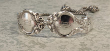 Load image into Gallery viewer, Antique Violet Sterling Silver Spoon Handle Bracelet