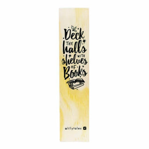 Deck the Halls | wooden bookmark-Stationery-Atelier Crafers 