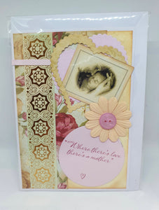 Handmade Mother's Day Cards - Where there's love there's a mother-Homewares-Atelier Crafers 