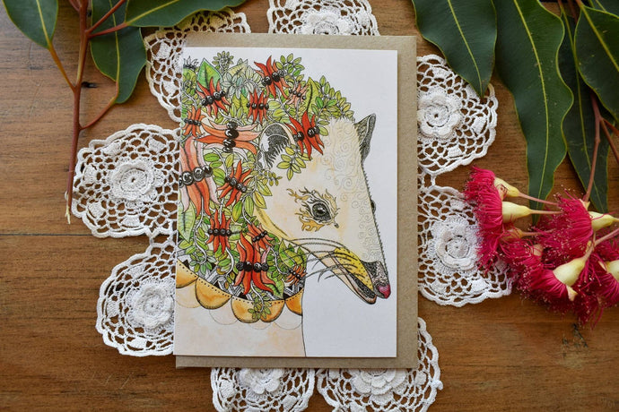 Greeting Card - Southern Brown Bandicoot -Zinia King