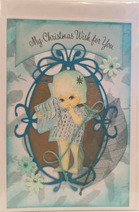 Christmas Card - Handmade - My Christmas Wish for You - Kaye Esplin