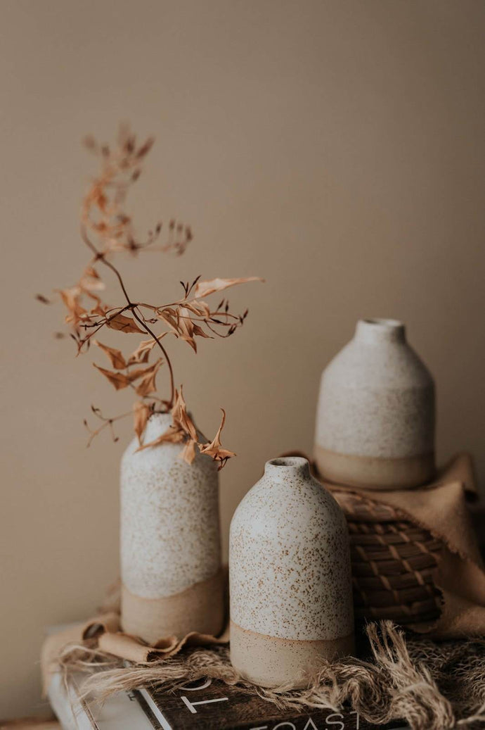 Speckle Buddy Vase - Ceramics by Viv