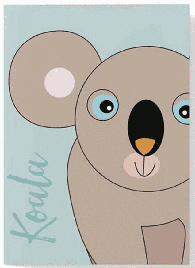 Koala Greeting Card - Gilli Graphics