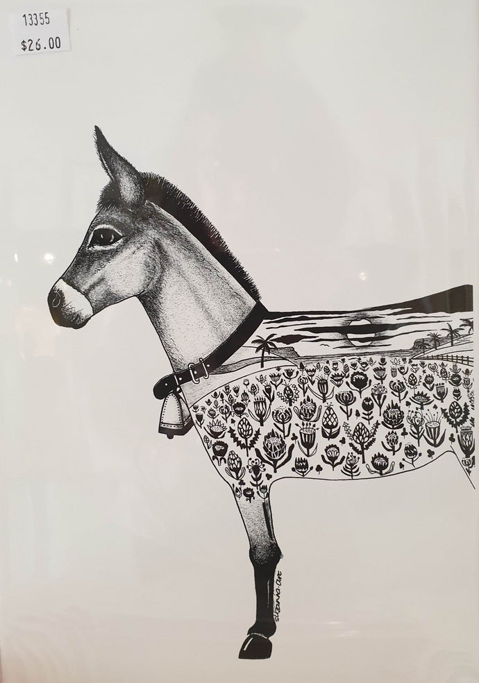 A4 print - Cropped Donkey-Homewares-Atelier Crafers 
