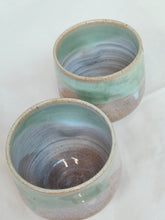 Load image into Gallery viewer, Dimple cups - Green - Indigo Clay