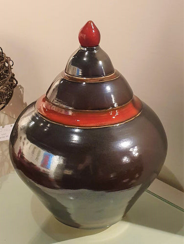 Hand built Moroccan inspired decorative pot - Rodney Kirk