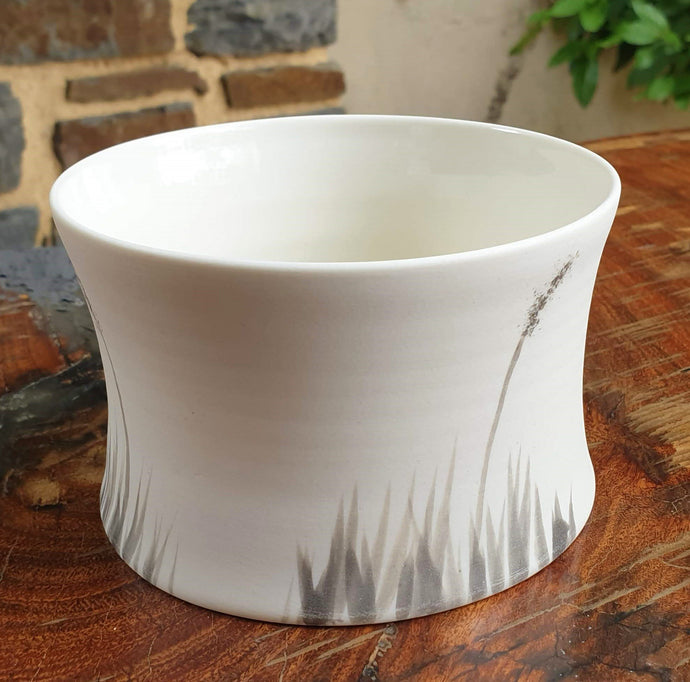 Blackgrass bowl - small - porcelain by Just Jane Ceramics-Homewares-Atelier Crafers 