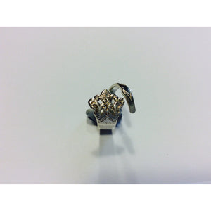 Vintage Norwegian Sterling silver Spoon Ring - size M-Jewellery-Atelier Crafers 