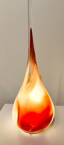 Flame Light  -Tim Shaw Glass Artist