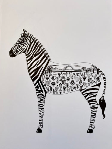 A4 print - Zebra