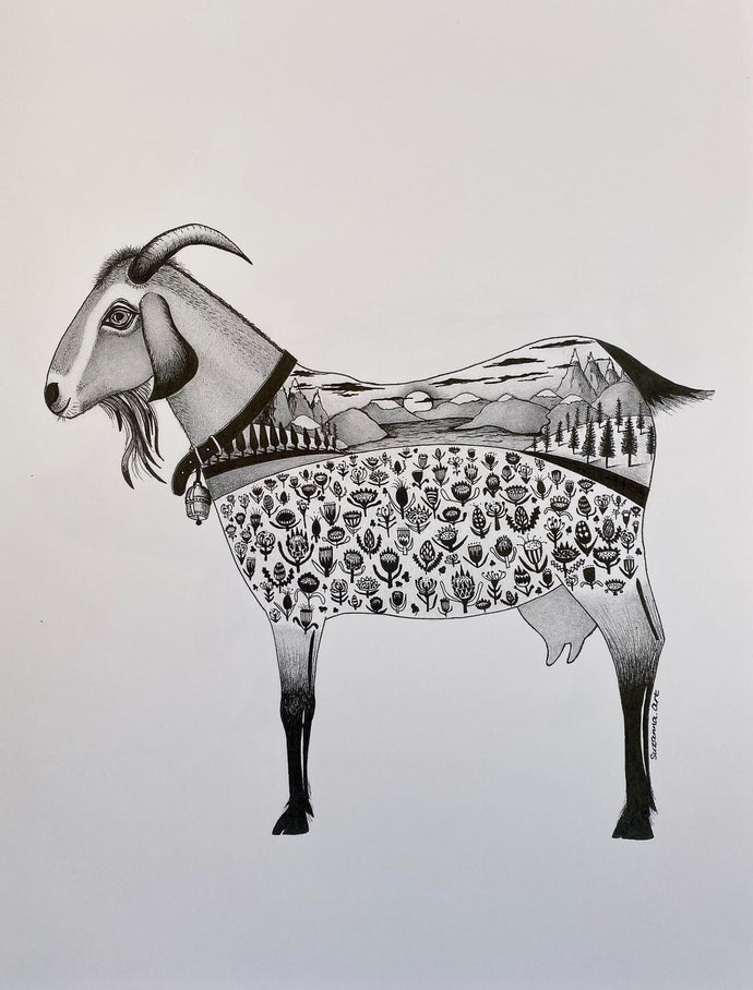 A4 print - Goat