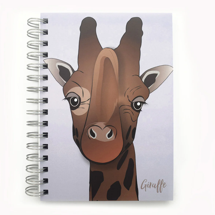 Giraffe Wire Bound Journal -  A6