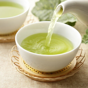 Green Tea & Lemongrass Soy Candle in cement pot