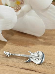 Vintage electric guitar brooch