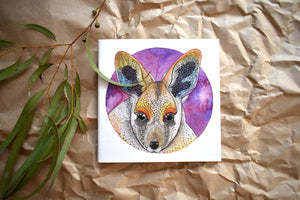 Square Yellow-Footed Rock Wallaby Sketchbook
