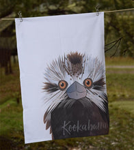 Load image into Gallery viewer, Kookaburra - Fairtrade organic cotton tea towel
