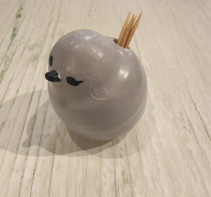 Ceramic Bird toothpick holder - Lavender - Marjorie Molyneux