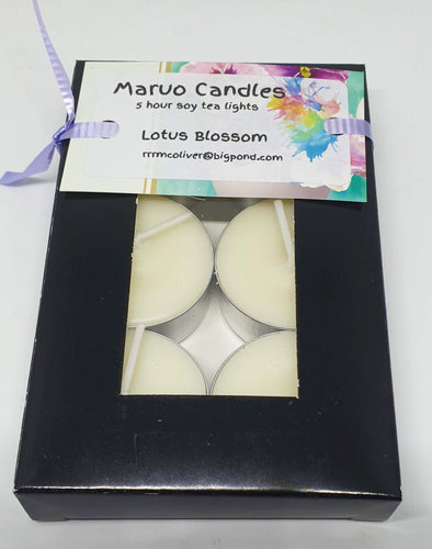 5hr Soy Tea Lights - Lotus Blossom-Homewares-Atelier Crafers 