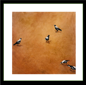 Magpie Landscape - Giclee Print-signed- limited editions of 40 - Rod Bax