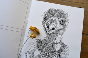 Anthropomorphic Australian Animal Colouring Book-Children-Atelier Crafers 