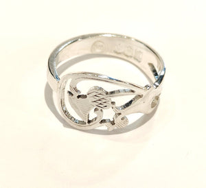Francis Howard thistle ring - size P